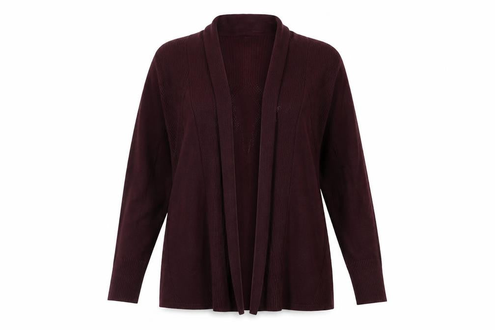 The Collection Women's Purple Open Front Cardigan Size 12