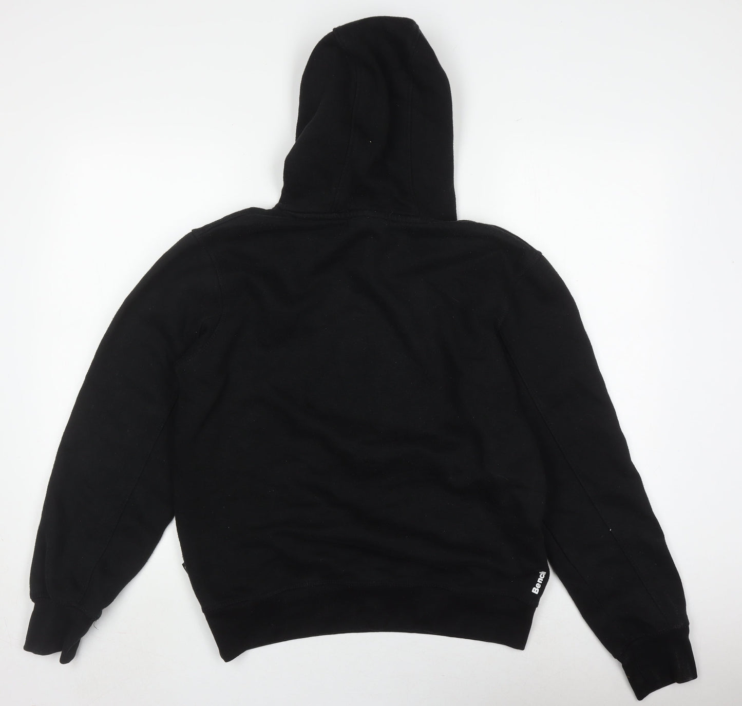 Bench Mens Black Graphic hoodie Size S