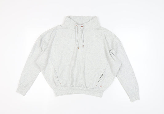 Next Women's Grey Sweatshirt, Size 8, High Neck, Casual