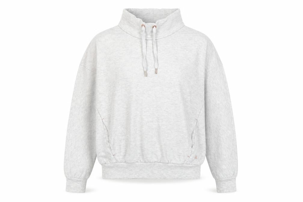 Next Women's Grey Sweatshirt, Size 8, High Neck, Casual
