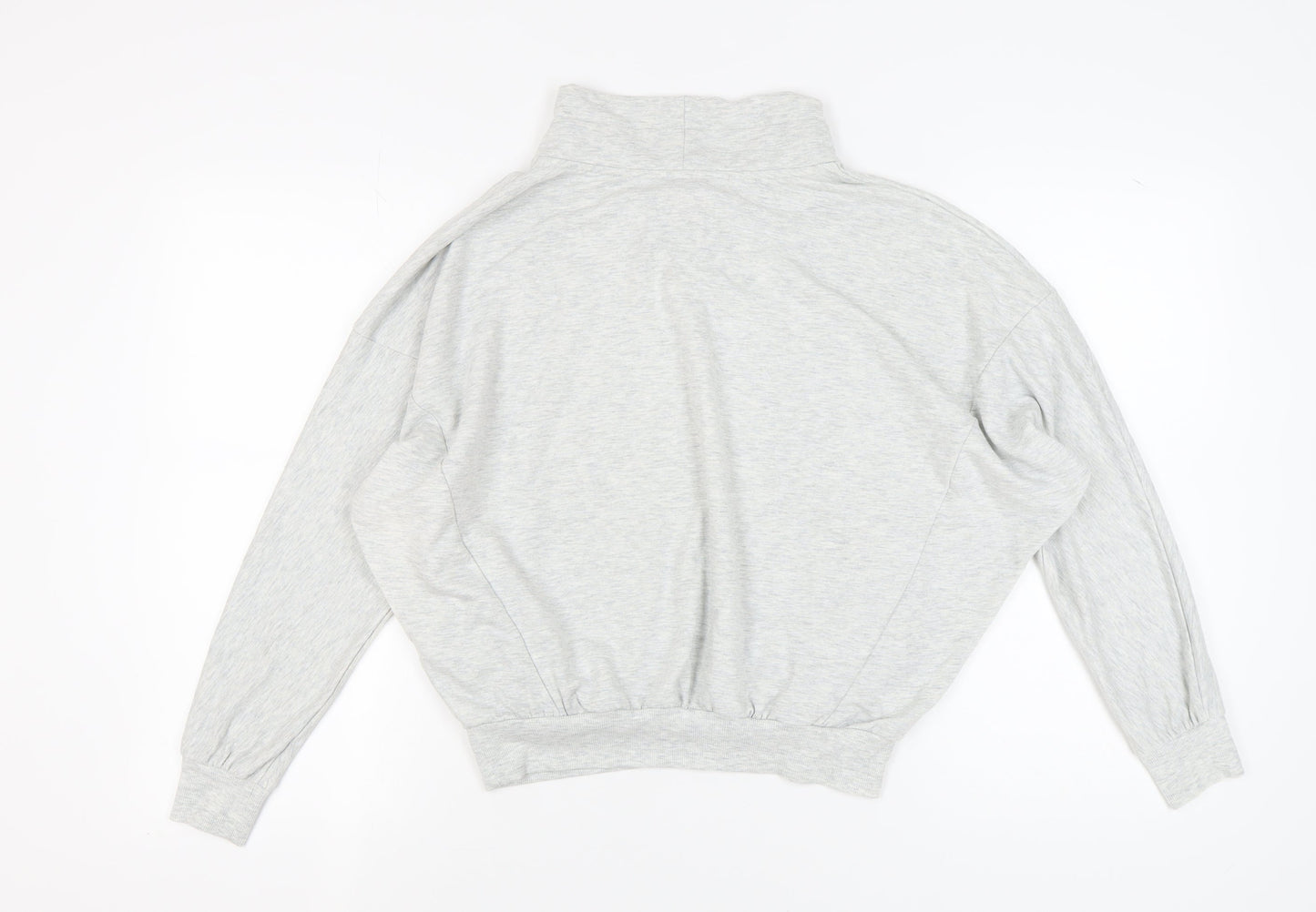 Next Women's Grey Sweatshirt, Size 8, High Neck, Casual