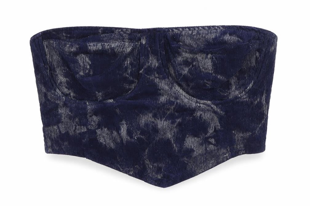 Missguided Women's Blue Strapless Camisole Top Size 8