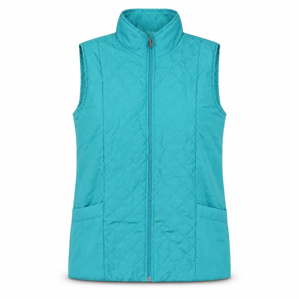 Anne De Lançay Women's Blue Quilted Waistcoat M