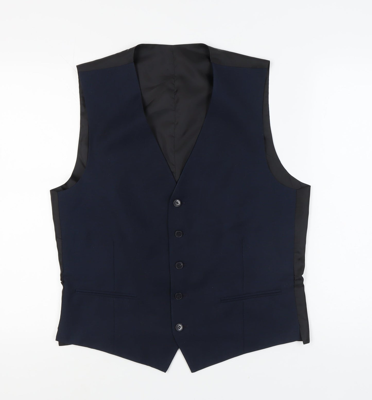 Men's Blue Waistcoat, Regular Fit, Chest 42R