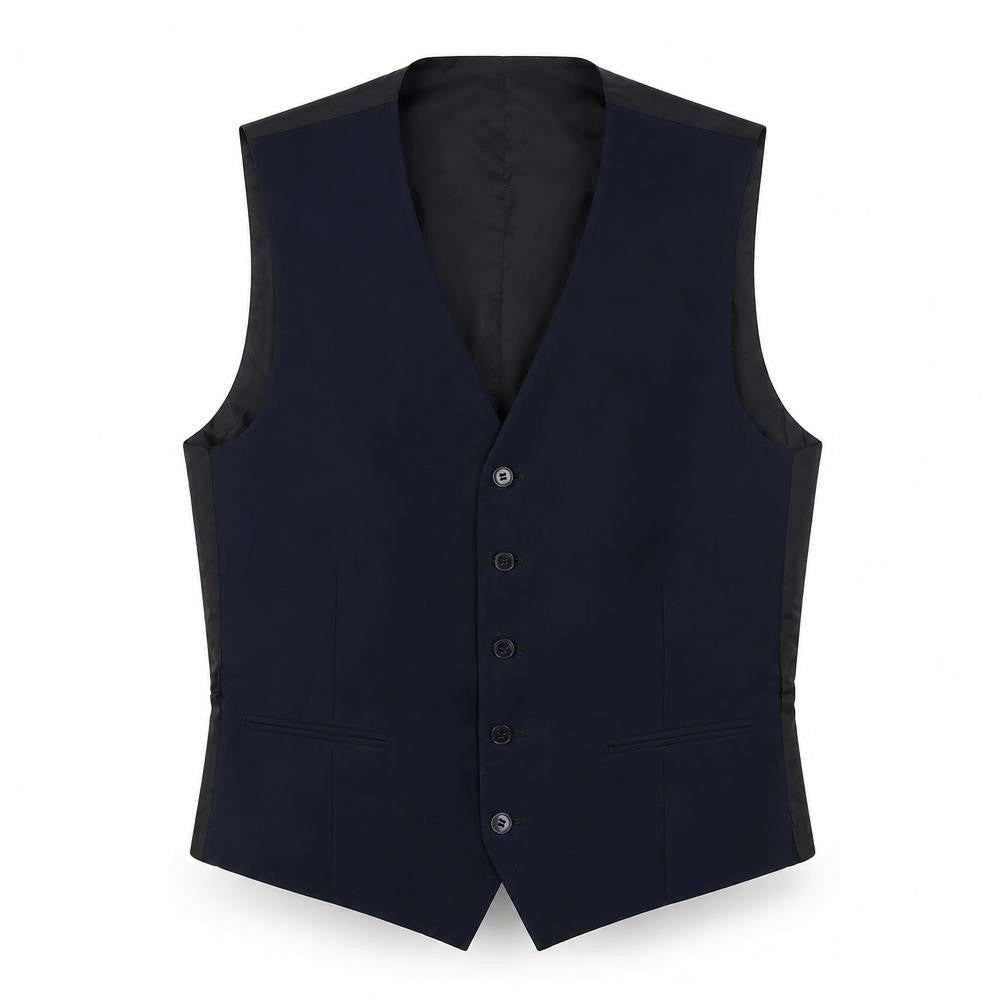 Men's Blue Waistcoat, Regular Fit, Chest 42R