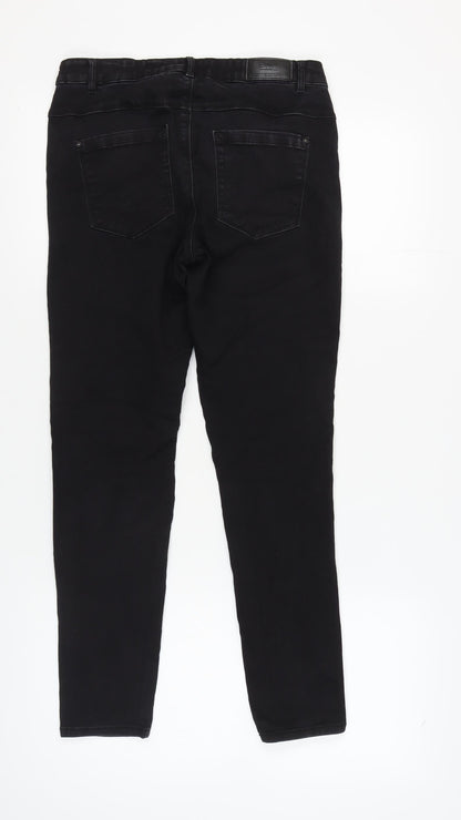Back view of Only Women's Black XL Skinny Jeans
