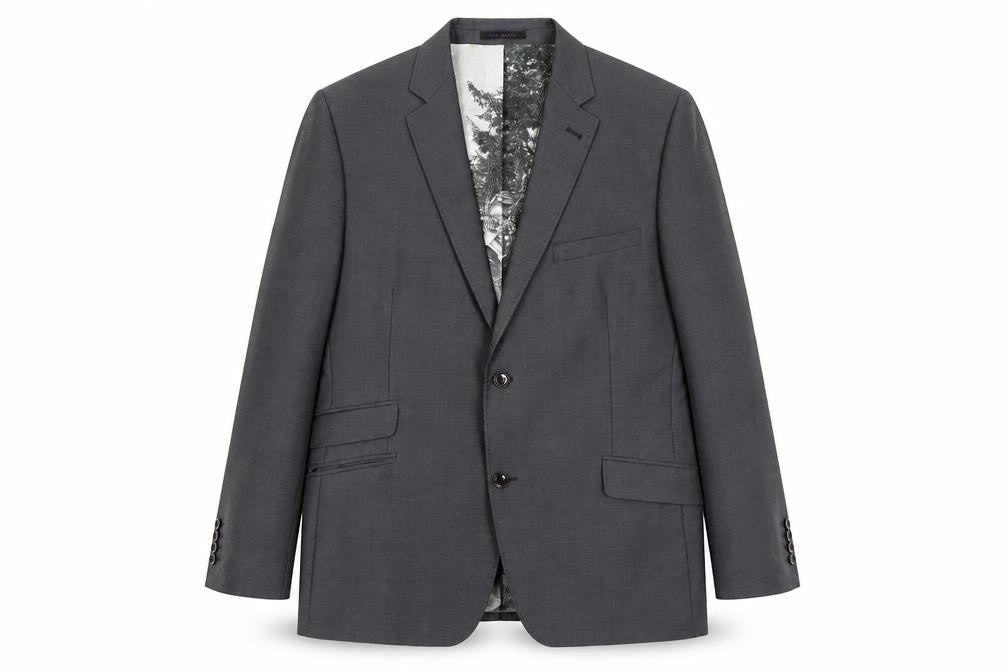 Ted Baker Grey Blazer Men Regular Fit 44 S Jacket
