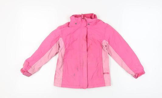 Mountain Warehouse Girls Pink Waterproof Puffer Jacket 5-6 Years