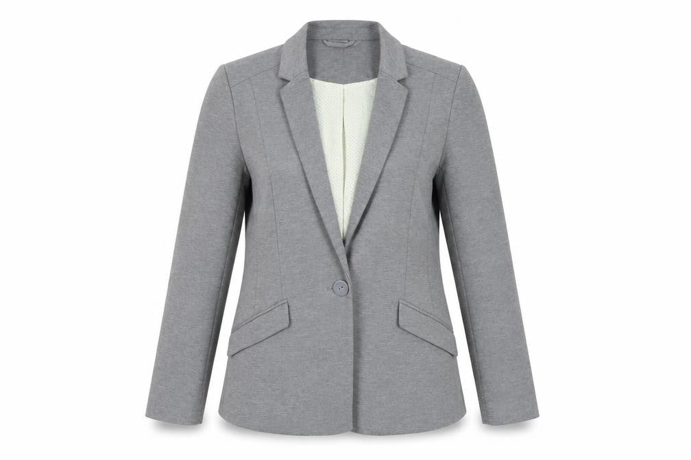 Oasis Women's Grey Suit Jacket, Size 8, Workwear Essential