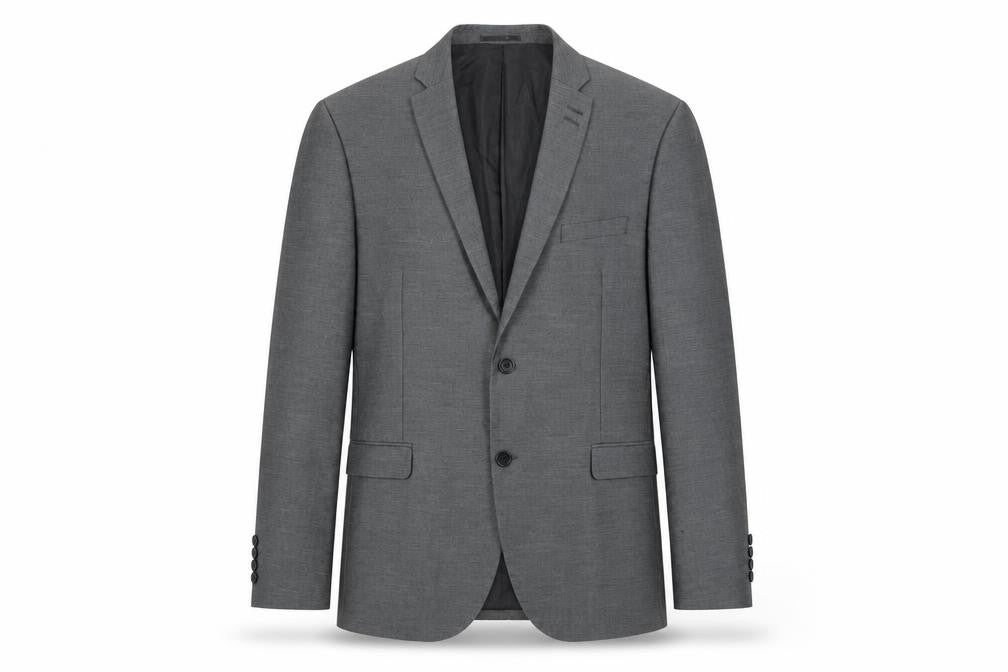 Next Men's Grey Blazer Jacket, Size 46, Regular Fit