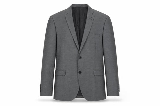 Next Men's Grey Blazer Jacket, Size 46, Regular Fit