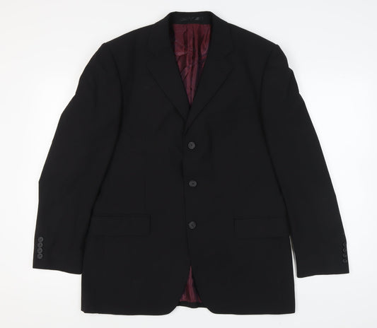 Tom English Men's Black Blazer 42R Classic