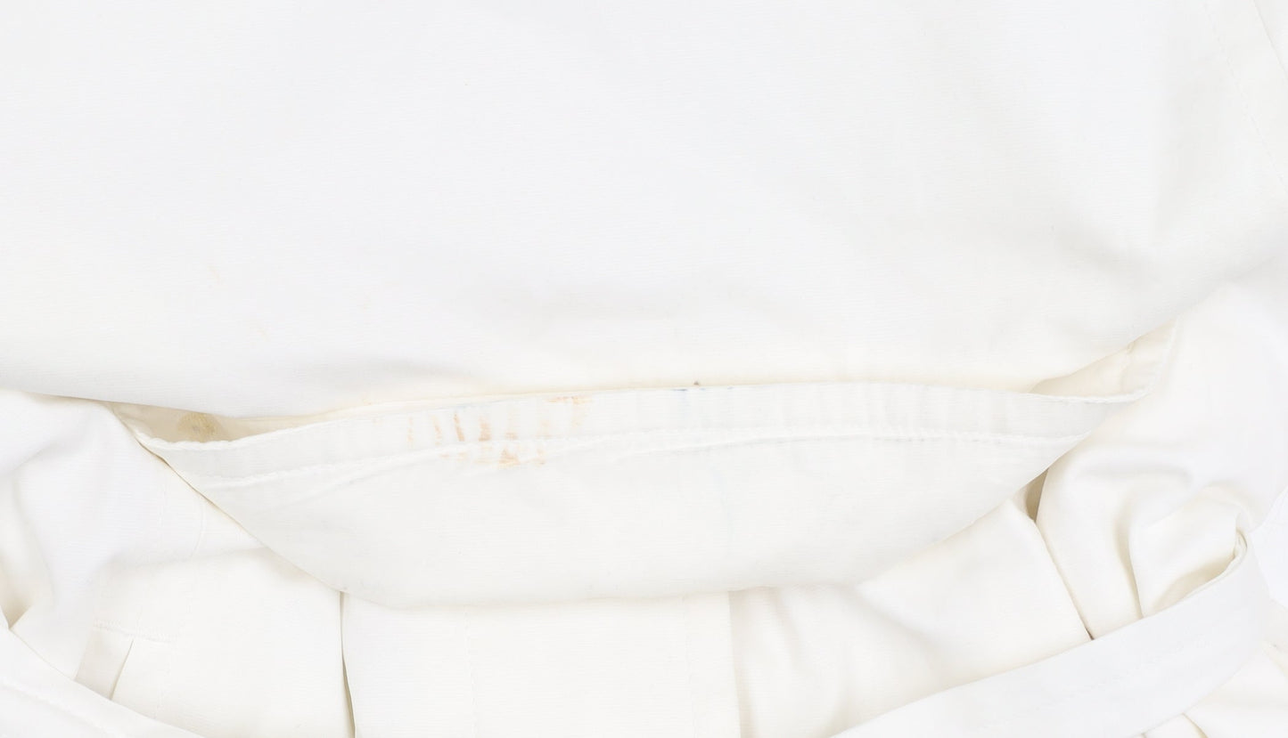 Bonmarché Women's Ivory Belted Jacket Size 14