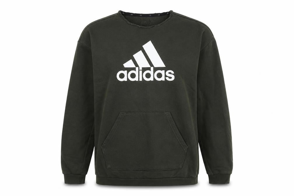 Adidas Unisex XS Green Pullover Sweatshirt with Logo