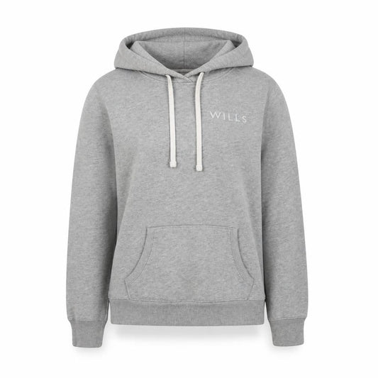 Jack Wills Grey Pullover Hoodie, Unisex Size 4, Logo Accent