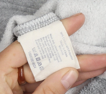 Jack Womens Wills Grey Pullover Hoodie, Logo Accent Size 4,