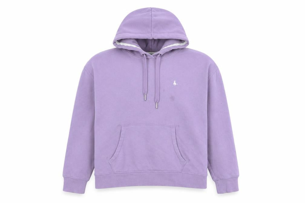 Jack Wills Women's Purple Hoodie UK 12 Cotton Blend