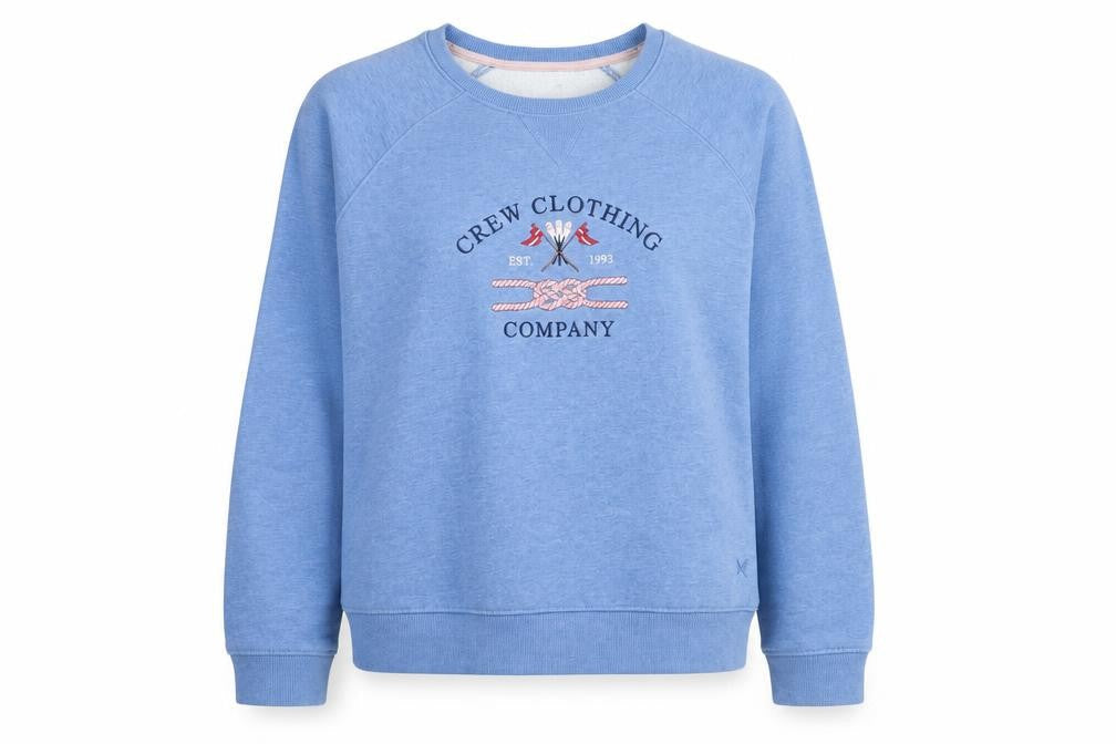 Crew Clothing Women's Blue Pullover Sweatshirt Size 14