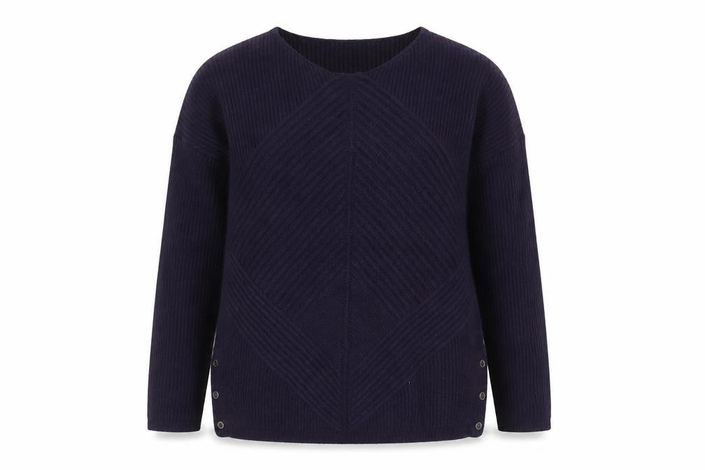 Jasper Conran Women's Purple Wool Blend Jumper Size 18