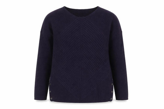 Jasper Conran Women's Purple Wool Blend Jumper Size 18