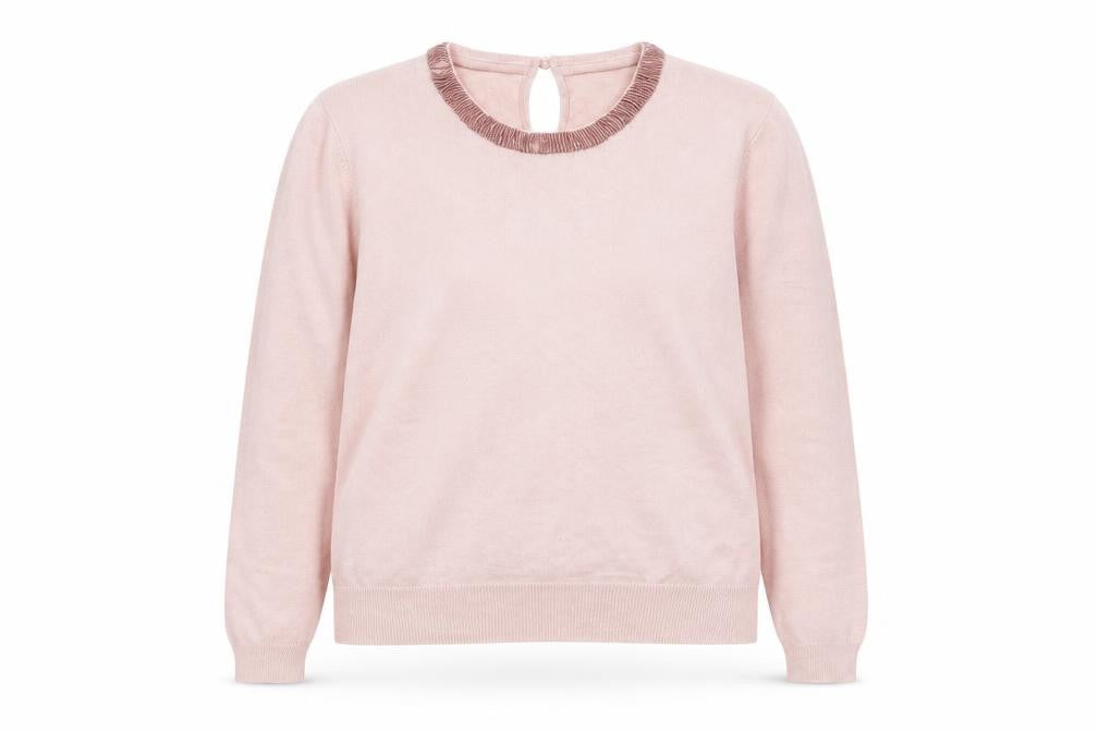 Austin Reed Women's Pink M Crew Neck Jumper
