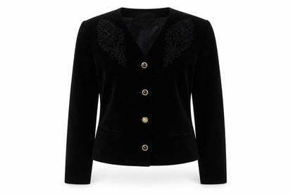 Equation Women's Black Suit Jacket Size 14 Long Sleeve