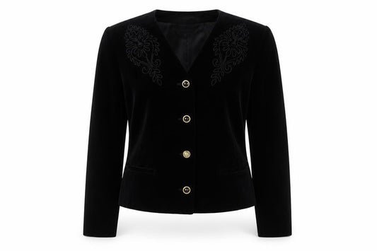 Equation Women's Black Suit Jacket Size 14 Long Sleeve