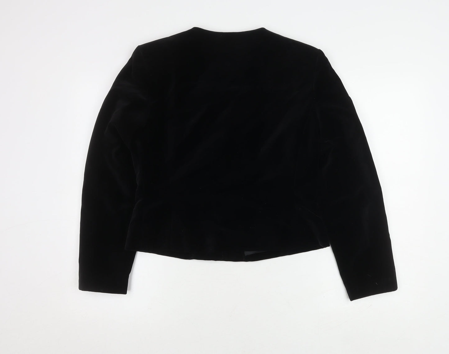 Equation Women's Black Suit Jacket Size 14 Long Sleeve
