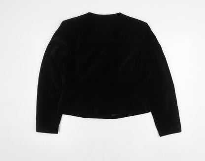 Equation Women's Black Suit Jacket Size 14 Long Sleeve