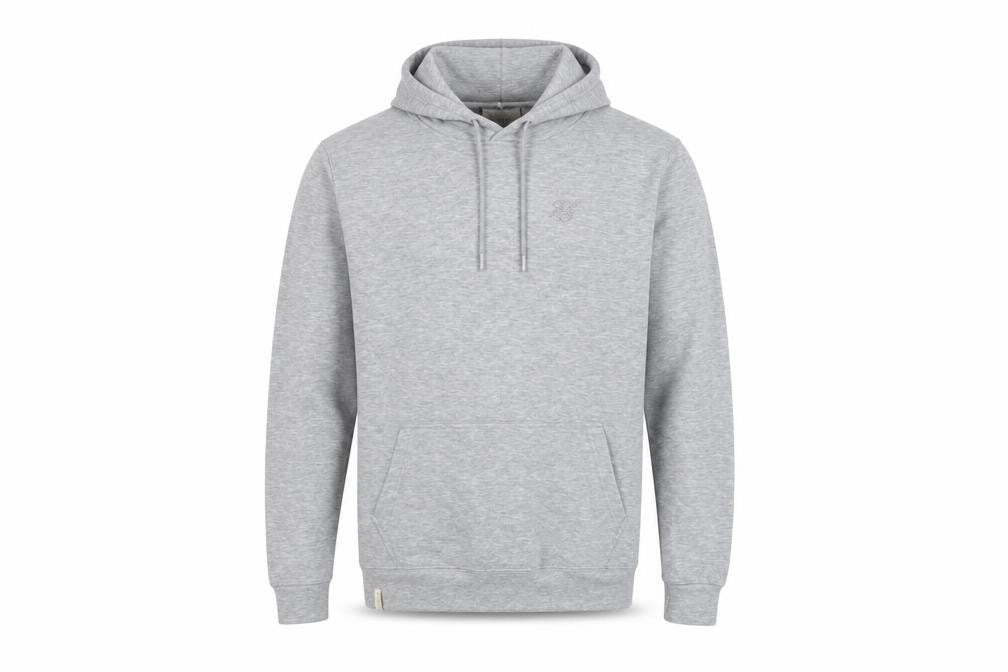 SikSilk Men's Grey Pullover Hoodie S
