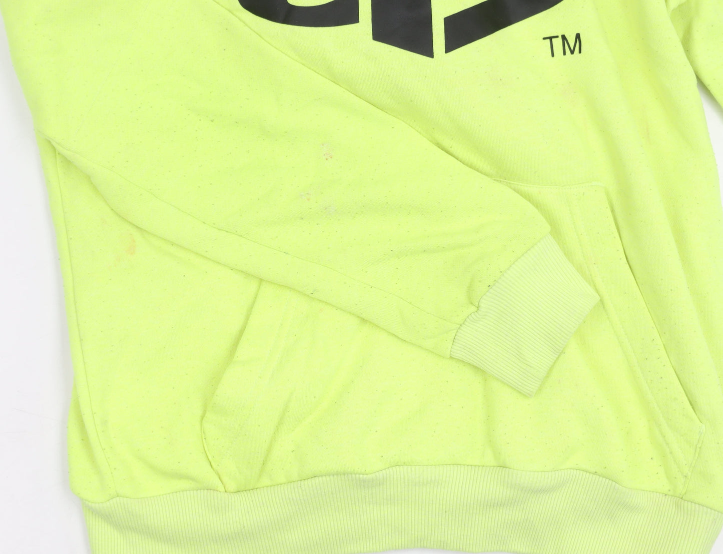 PlayStation Men's Neon Green Pullover Hoodie - Size S