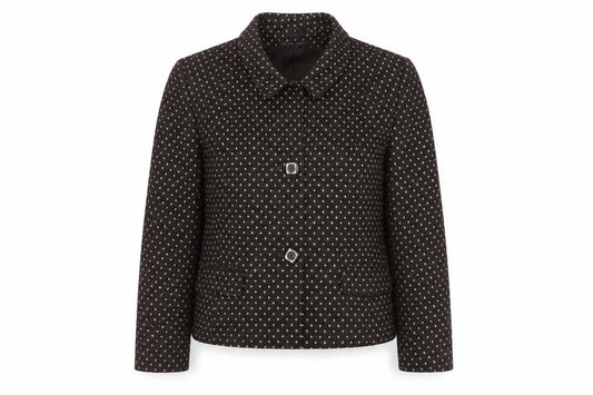 Alex & Co. Women's Black Bouclé Blazer Size 14