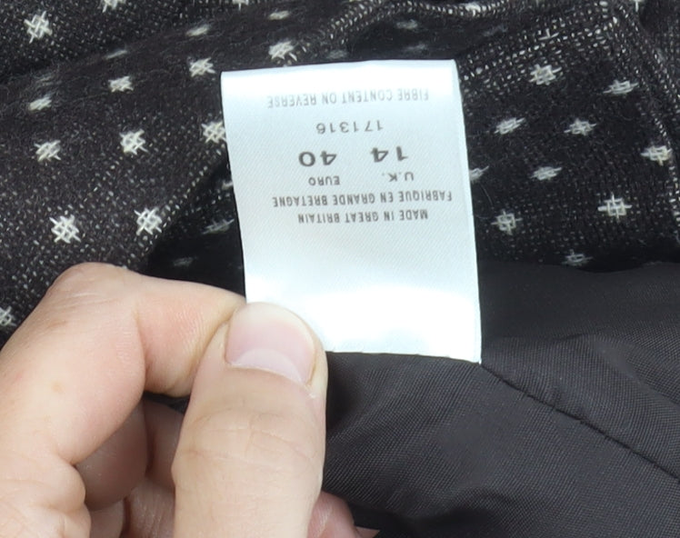 Alex & Co. Women's Black Bouclé Blazer Size 14