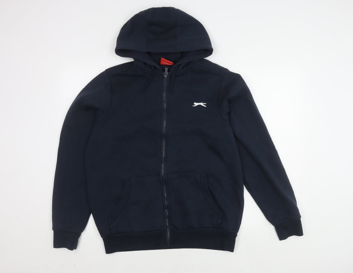Slazenger Men's Black Hooded Basic Jacket in Size S