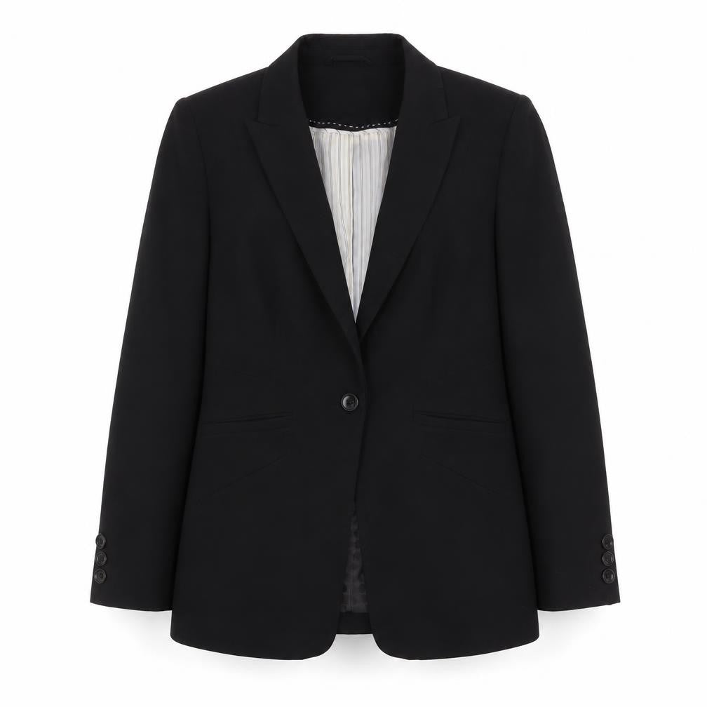 Marks & Spencer Women's Black 12 Blazer, Classic Style