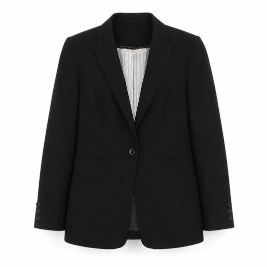 Marks & Spencer Women's Black 12 Blazer, Classic Style