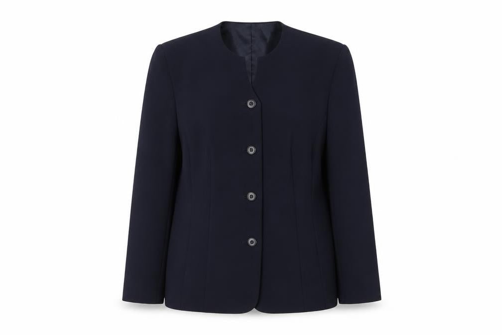Eastex Women's Blue Suit Jacket, Size 12, Lined
