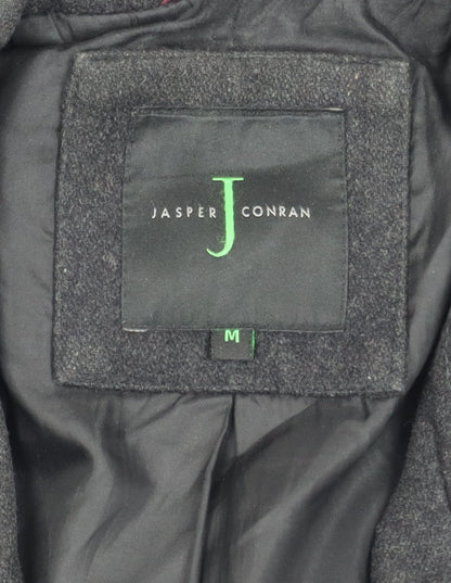 Jasper Conran Black Pea Coat for Men, Size M, Wool