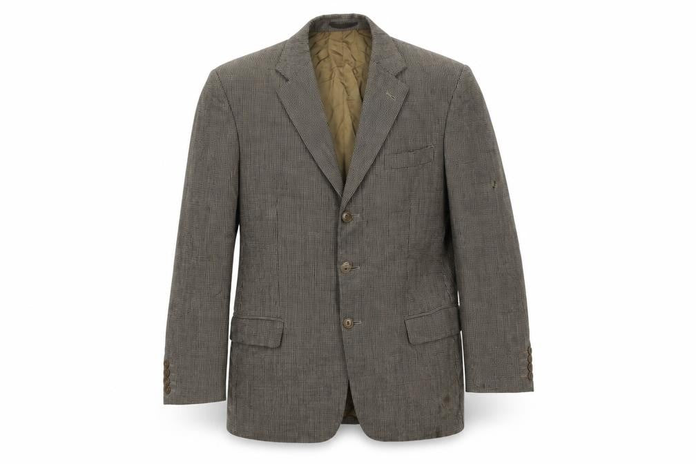 Savoy Taylors Guild Men's Brown Check Blazer, Size 38L