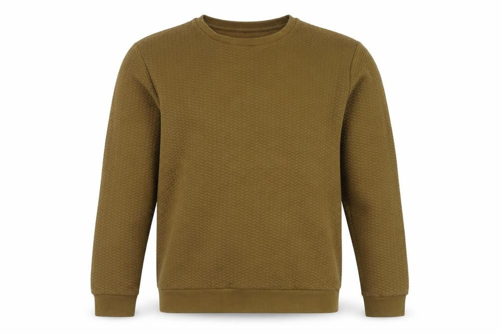 Zara Men's Brown Crew Neck Pullover Jumper S