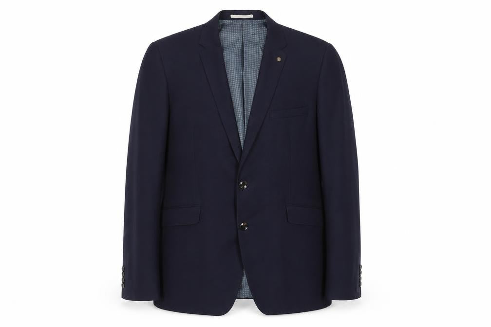 Burton Menswear Blue Slim Fit Jacket Men 46L