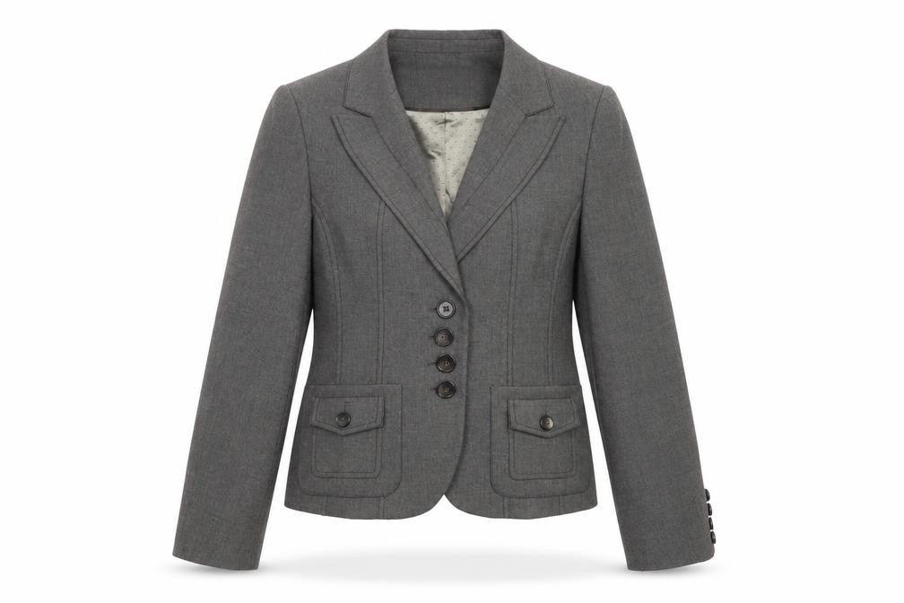 Next Women's Grey Blazer Size 12 Classic Fit