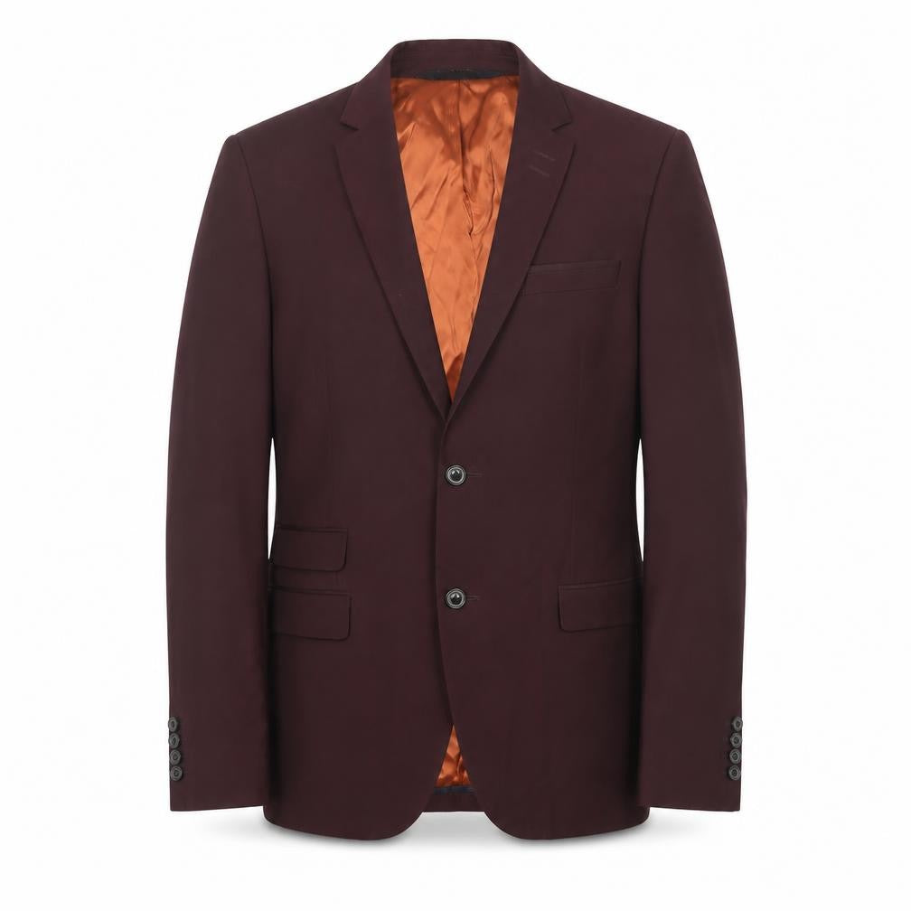 Zara Man Men's Red Blazer Jacket, Size 38, Stylish