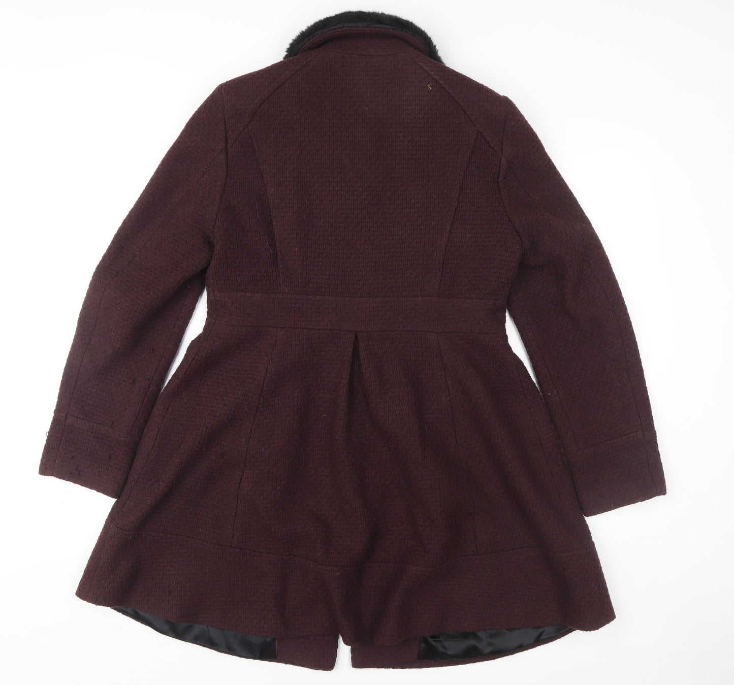 Dorothy Perkins Women's Wool Coat Brown Size 14