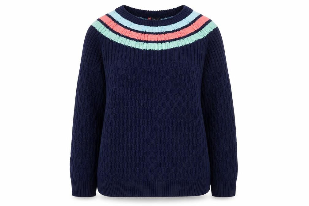 Sweater Shop Women's Multicoloured L Cable Knit Jumper