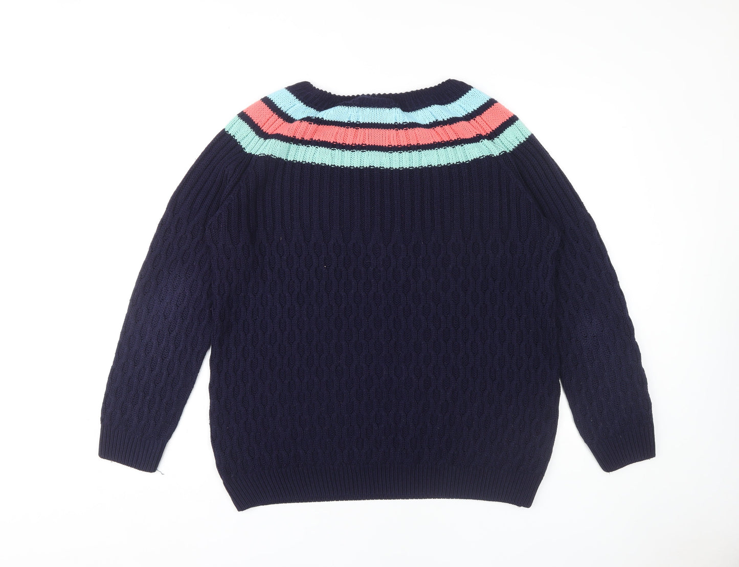 Sweater Shop Women's Multicoloured L Cable Knit Jumper