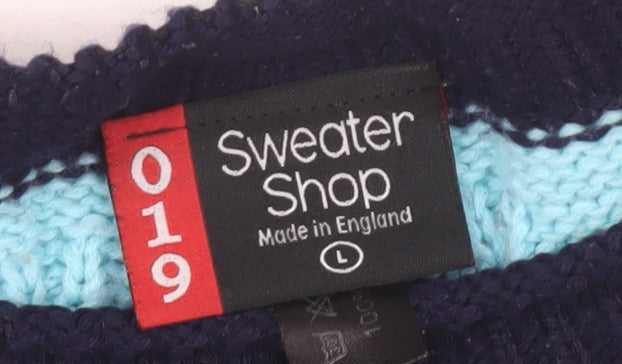 Sweater Shop Women's Multicoloured L Cable Knit Jumper