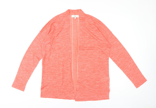Next Women's Size 12 Red Open Front Cardigan Jumper