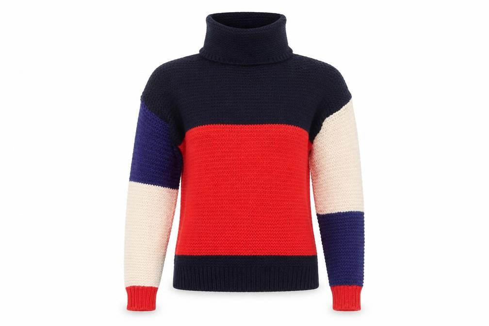 Brave Soul Women's Multicoloured Roll Neck Jumper XS