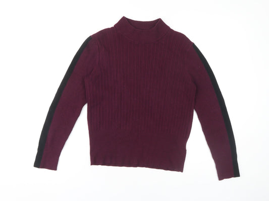 Marks and Spencer Women's Purple Pullover Jumper, Size 14